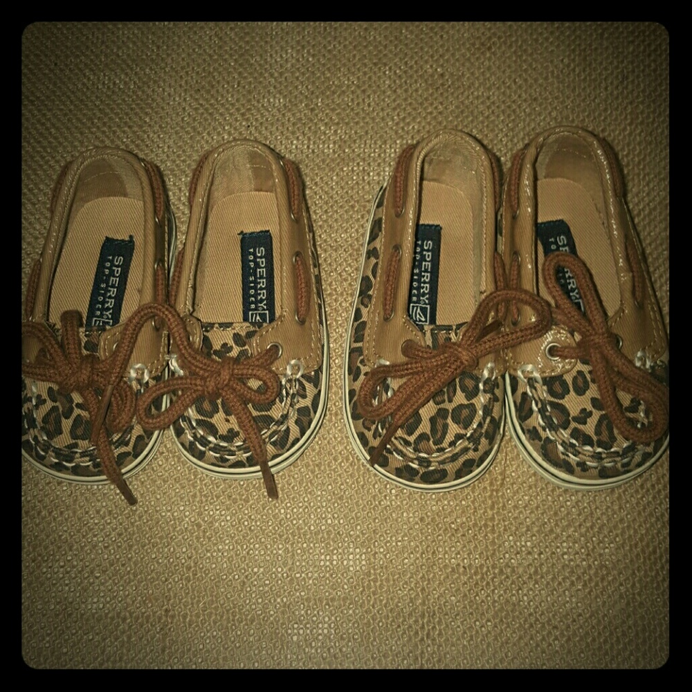 Baby sperrys, size 1 and size 2